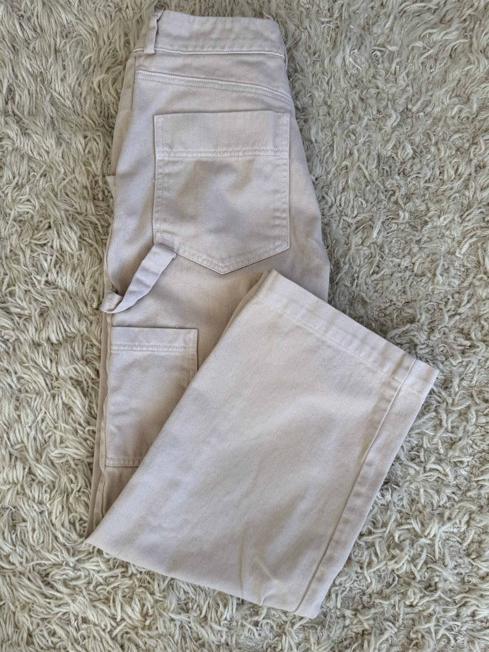 LACAUSA  button-fly carpenter pants